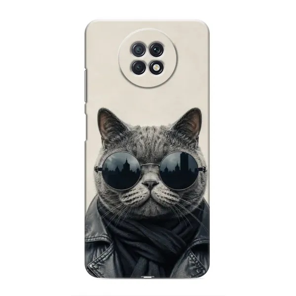 Чехол с рисунком «Модный кот» для Xiaomi Redmi Note 9T Чехол с рисунком «Модный кот» для Xiaomi Redmi Note 9T