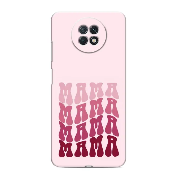 Чехол с рисунком «Надпись мама» для Xiaomi Redmi Note 9T