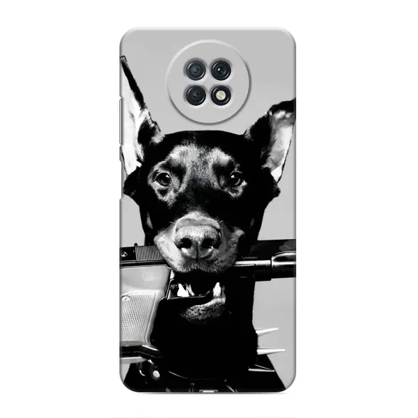 Чехол с рисунком «Опасный доберман» для Xiaomi Redmi Note 9T Чехол с рисунком «Опасный доберман» для Xiaomi Redmi Note 9T