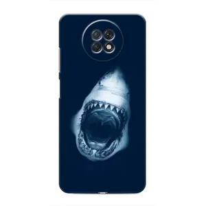 Силіконовий бампер з картинкою звірів для Xiaomi Redmi Note 9T (Пащу Акули)