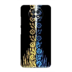 Силиконовый Чехол на Xiaomi Redmi Note 9T (Патриотическая вышиванка)