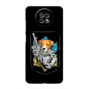 Чехол с принтом для Xiaomi Redmi Note 9T (Патрон Воин)