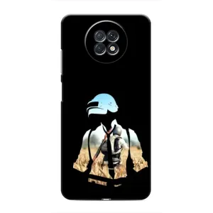 Силиконовый чехол с картинкой "Герой Pubg" на Xiaomi Redmi Note 9T (Пубг мен)