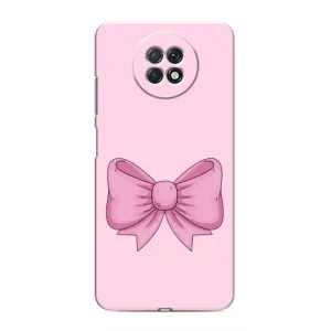 Чохол банти для Xiaomi Redmi Note 9T (Рожевий бантик)