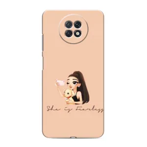 Силіконовый Чохол на Xiaomi Redmi Note 9T з картинкой Модных девушек (З собакою)