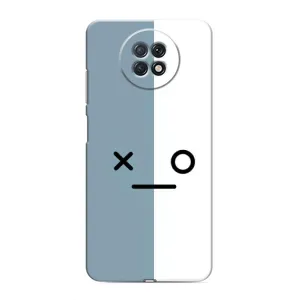 Чехол с рисунком «Серо-белый» для Xiaomi Redmi Note 9T