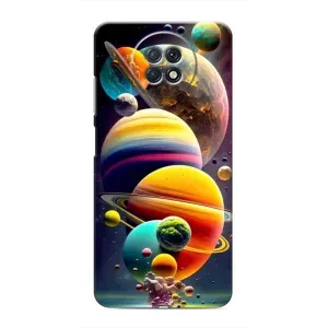 Чохол (ТПУ) з планетами на Xiaomi Redmi Note 9T (Сонячна система)