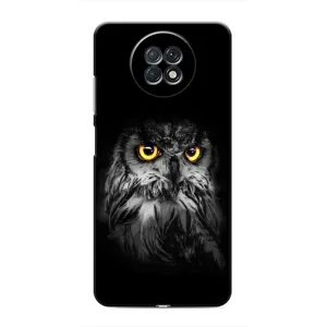 Чохли з принтом СОВИ для Xiaomi Redmi Note 9T (Сова на чорному)