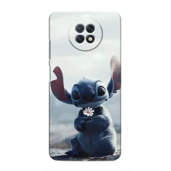 Чехол с рисунком «Стич с цветочком» для Xiaomi Redmi Note 9T Чехол с рисунком «Стич с цветочком» для Xiaomi Redmi Note 9T
