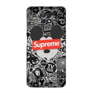 Чехол с рисунком «Supreme Маус» для Xiaomi Redmi Note 9T
