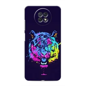 Силіконовий бампер з картинкою звірів для Xiaomi Redmi Note 9T (Тигр-Арт)