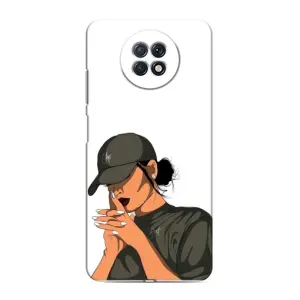Силіконовый Чохол на Xiaomi Redmi Note 9T з картинкой Модных девушек (У зеленому)
