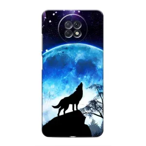 Чохол з Вовком на Xiaomi Redmi Note 9T (Виє на місяць)
