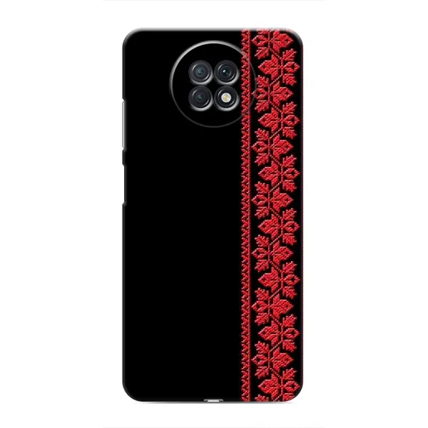 Чехол с рисунком «Вышиванка на черном» для Xiaomi Redmi Note 9T Чехол с рисунком «Вышиванка на черном» для Xiaomi Redmi Note 9T