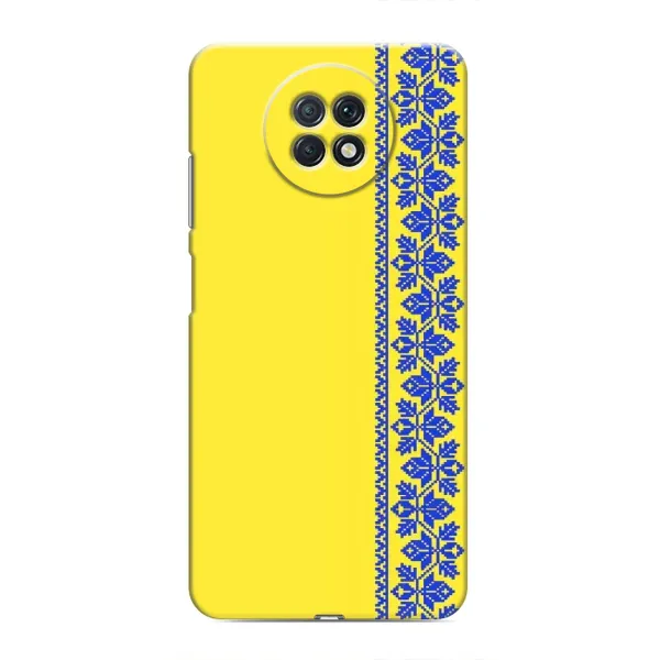 Чехол с рисунком «Вышиванка на желтом» для Xiaomi Redmi Note 9T Чехол с рисунком «Вышиванка на желтом» для Xiaomi Redmi Note 9T