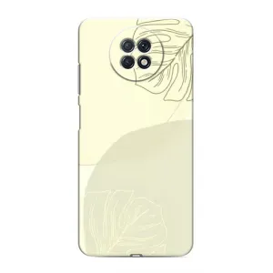 Чохол квітковий дизайн для Xiaomi Redmi Note 9T (Зелений фон)
