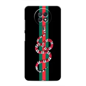 Чехлы Бренд GUCCI для Xiaomi Redmi Note 9T (Змей Гуччи)