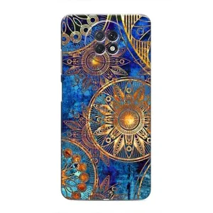 Чехлы со смыслом для Xiaomi Redmi Note 9T (Золотые узоры)