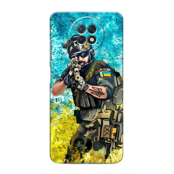 Чехол с рисунком «ЗСУ  Воин» для Xiaomi Redmi Note 9T