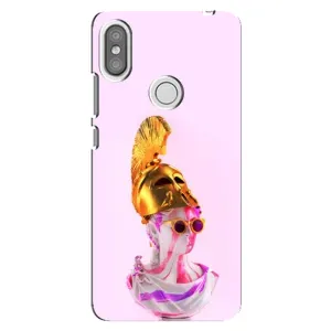 Чехол с Прикольным принтом на Xiaomi Redmi S2 (АРТ Статуя)