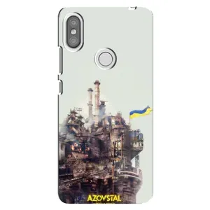 Чехлы на военную тематику для Xiaomi Redmi S2 (Азовсталь)