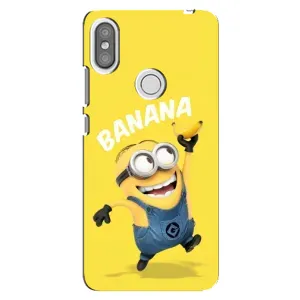 Мультяшный принт на Чехол для Редми С2 (Banana)