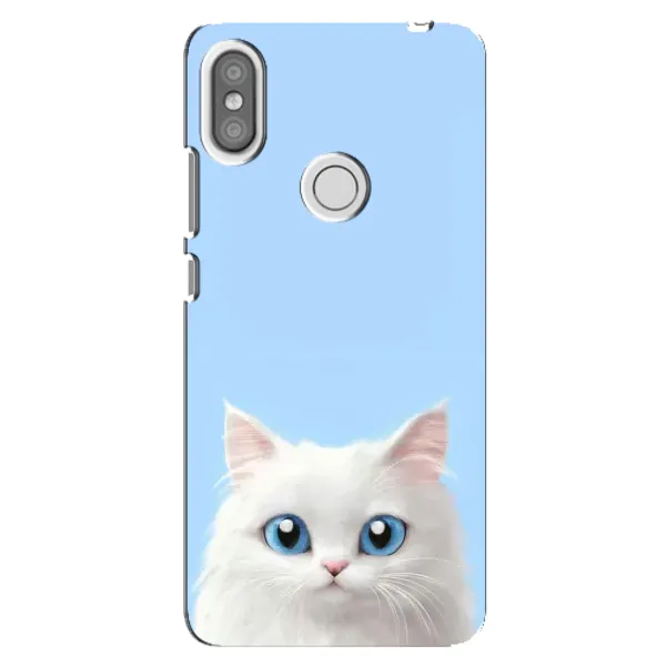 Чехол с рисунком «Белый кот» для Xiaomi Redmi S2 Чехол с рисунком «Белый кот» для Xiaomi Redmi S2