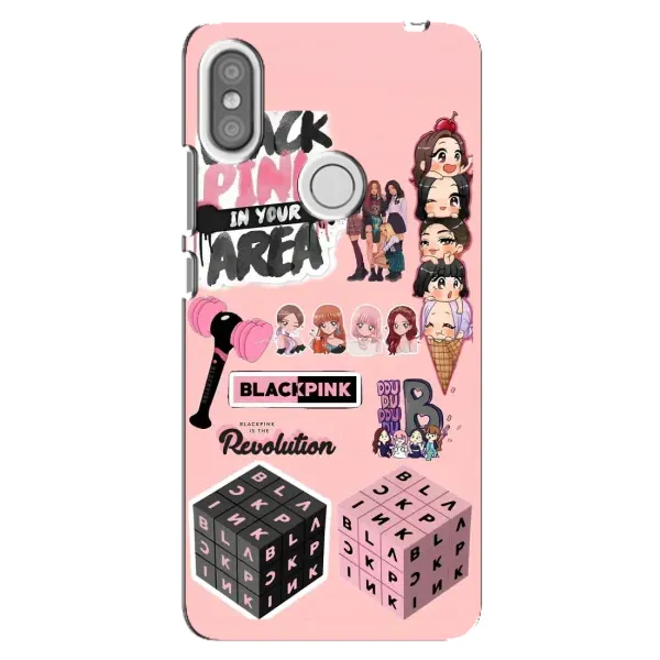 Чехол с рисунком «BLACK PINK коллаж» для Xiaomi Redmi S2