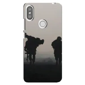 Чехлы на военную тематику для Xiaomi Redmi S2 (Бой солдат)