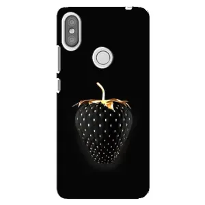 Чохол з зображенням смачної їжі для Xiaomi Redmi S2 (Чорна полуниця)