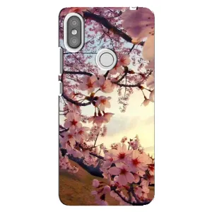 Чехол с принтом САКУРЫ на Xiaomi Redmi S2 (Цветущая сакура)