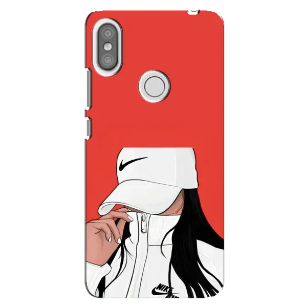 Чехол с рисунком «Девушка Nike» для Xiaomi Redmi S2