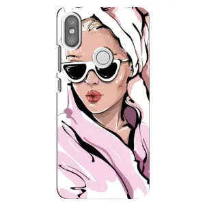 Чохол з картинкою Модні Дівчата Xiaomi Redmi S2 (Дівчина в халаті)