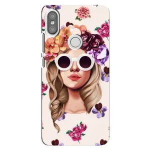 Чехол с картинкой Модные Девчонки Xiaomi Redmi S2 (Девушка в очках)