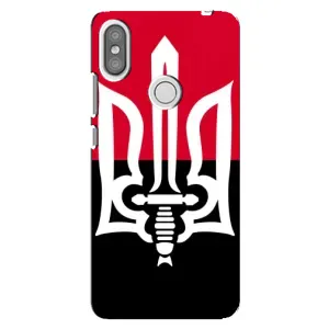 Чохли УПА (Червоно-Чорний) на Xiaomi Redmi S2 (Герб України)