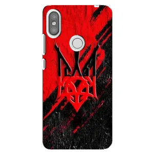 Чохли УПА (Червоно-Чорний) на Xiaomi Redmi S2 (Герб в кольорах УПА)