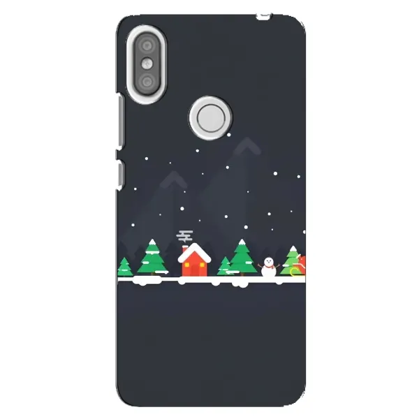 Чехол с рисунком «Город зимний» для Xiaomi Redmi S2 Чехол с рисунком «Город зимний» для Xiaomi Redmi S2