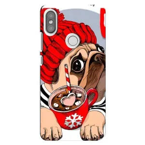 Бампер для Xiaomi Redmi S2 з картинкою "Песики" (Сумний собака)