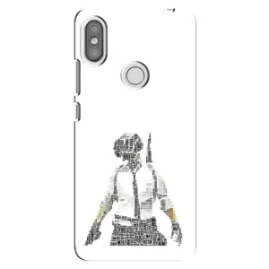 Силиконовый чехол с картинкой "Герой Pubg" на Xiaomi Redmi S2 (Из букв)
