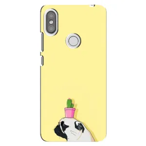 Бампер для Xiaomi Redmi S2 з картинкою "Песики" (Кактус на голові)