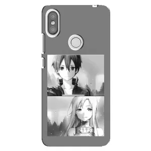 Чехол с персонажами АНИМЕ на Xiaomi Redmi S2 (Кирито-Асуна)