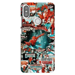 Чехол Супергерой Человека Паука на Xiaomi Redmi S2 (Комиксы Человек Паук)