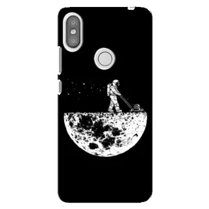 Силиконовый Чехол с принтом "Космонавты" на Xiaomi Redmi S2 (Космонавт)