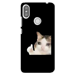 Бампер з принтом Меми для Xiaomi Redmi S2 (Кіт у сльозах)