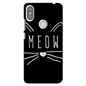 Бампер с изображением Котиков для Редми С2 (КОТИК MEOW)