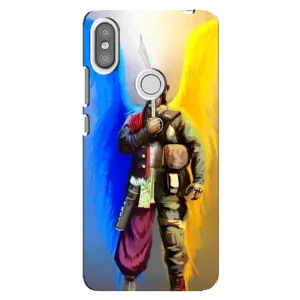 Чехол с картинкой (Патриотический КОЗАК) на Xiaomi Redmi S2 (Козак с крыльями)