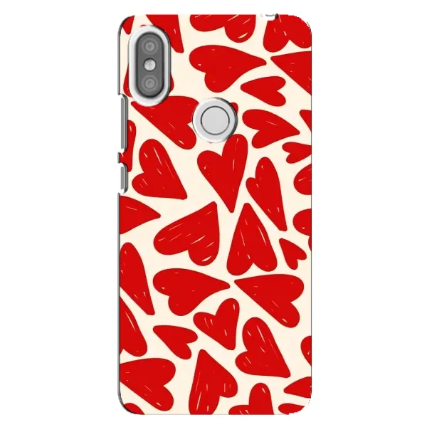Чехол с рисунком «Красные сердечка» для Xiaomi Redmi S2 Чехол с рисунком «Красные сердечка» для Xiaomi Redmi S2