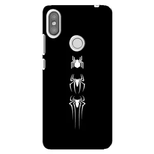 Чехол Супергерой Человека Паука на Xiaomi Redmi S2 (Лого паука)