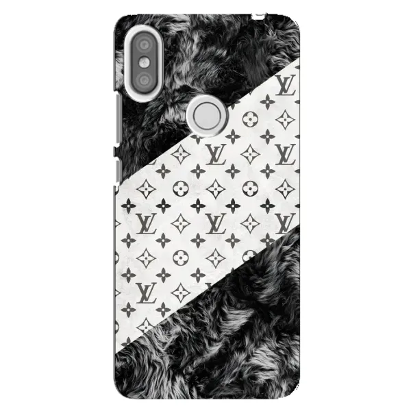 Чехол с рисунком «LV на белом» для Xiaomi Redmi S2