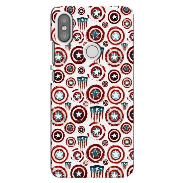 Чехол с рисунком «Марвел щиты» для Xiaomi Redmi S2